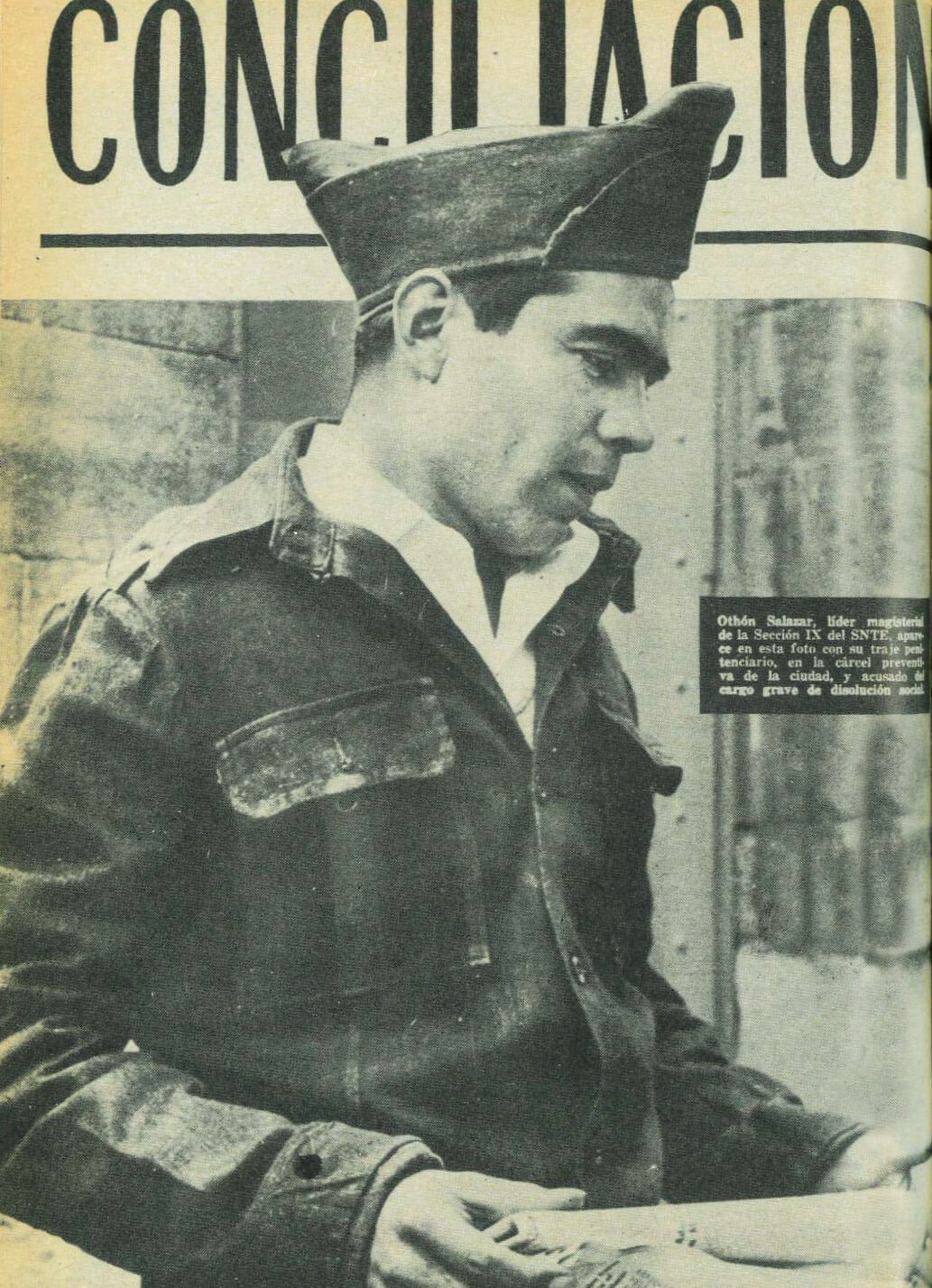 Othon Salazar privado de la libertad